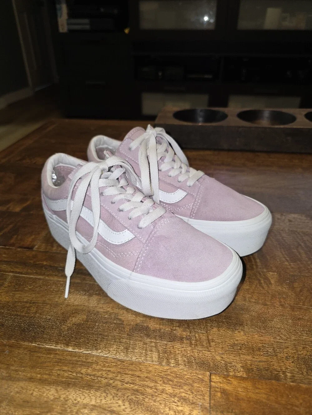 Vans Women Old Skool Stackform Keepsake Lilac Sz 6.5 US